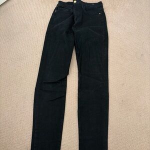 Frame Denim Dark Le Skinny Jeans